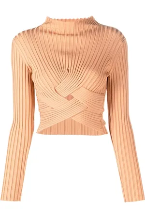 Stella McCartney Stickad tröja med utsnitt