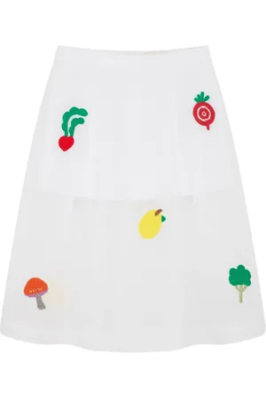 MIRA MIKATI Kort kjol med brodyr