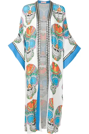 Olympiah Kimono med grafiskt tryck