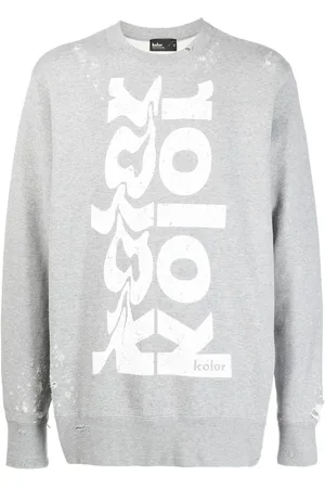 Kolor Sweatshirt med logotyp