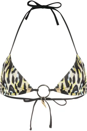 Roberto Cavalli Leopardmönstrad bikiniöverdel