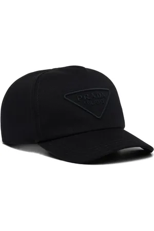 Prada Basebollkeps med broderad logotyp