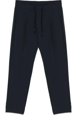 HERNO Slacks med logotypapplikation