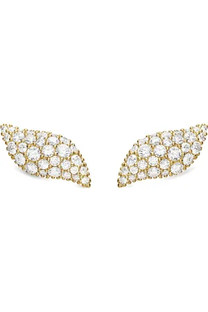 David Yurman Petit Flute diamantörhängen i 18K gult guld