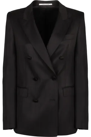 TAGLIATORE Dubbelknäppt randig blazer