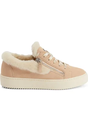 Giuseppe Zanotti Gail Ice fårskinnssneakers