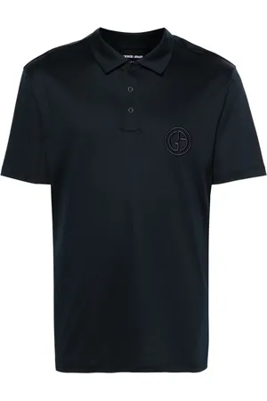 Giorgio Armani Pikétröja med broderad logotyp