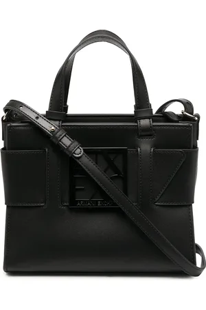 Armani Exchange Totebag med logotypplakett
