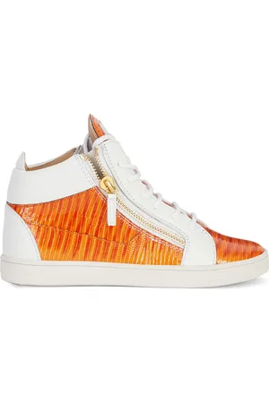 Giuseppe Zanotti Kriss sneakers med ormskinnseffekt
