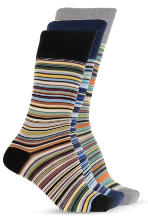 Paul Smith Randigt set med tre strumpor