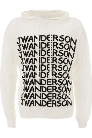 J.W.Anderson Hoodie med logotyp