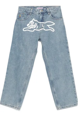 ICECREAM Jeans med rutigt foder