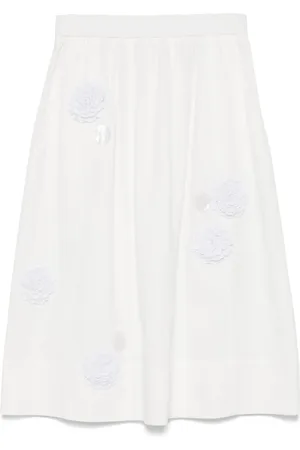 ODEEH Midikjol med blomapplikation