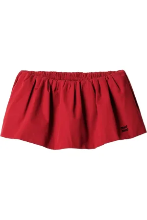 Miu Miu Poplin mini skirt