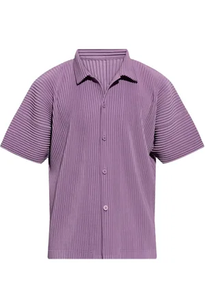 Issey Miyake Plisserad skjorta
