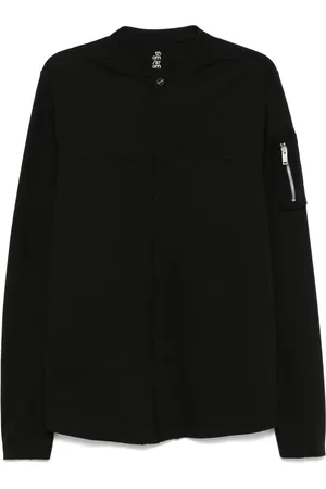 THOM KROM Sweatshirt med knäppning