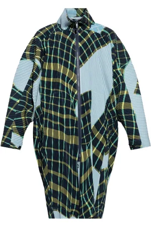 Issey Miyake Windswept skotskrutig rock