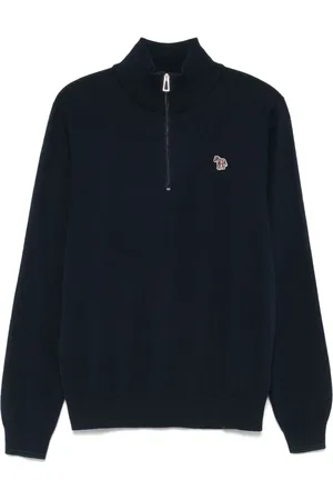 Paul Smith Tröja med zebramönstrad logotyp