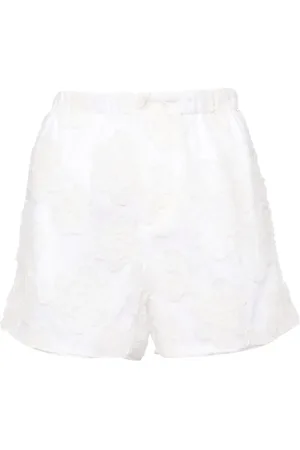 Nº21 Shorts med blomsterbrodyr