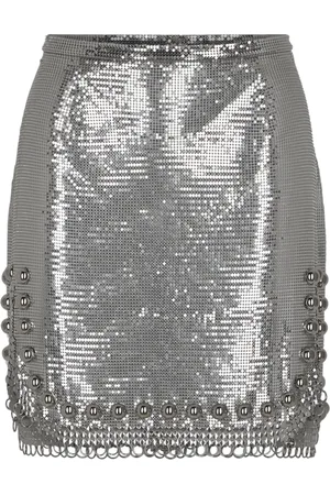 Paco rabanne Kort kjol med nitar