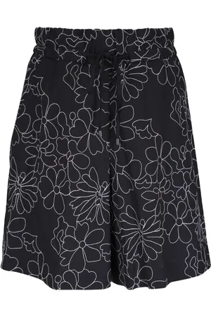 Bogner Shorts med blomsterbrodyr