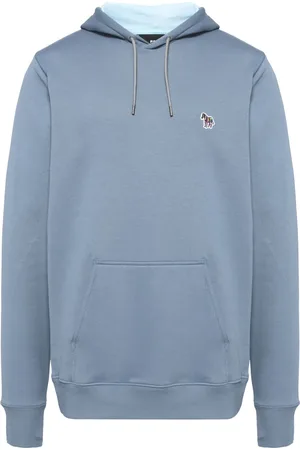 Paul Smith Ekologisk bomullshoodie med zebramönstrad logotyp