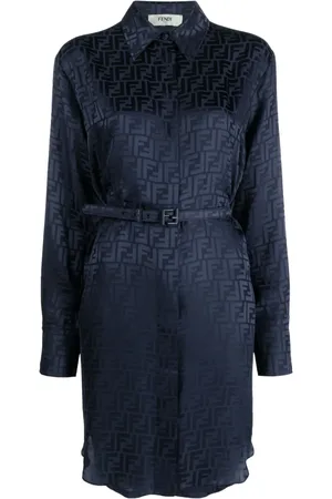 Fendi Skjortklänning i jacquard