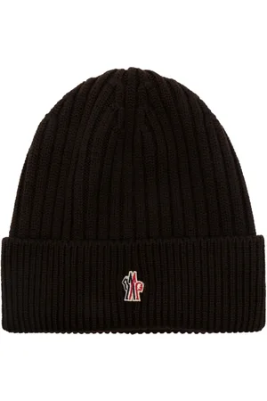 Moncler Mössa med logotypapplikation
