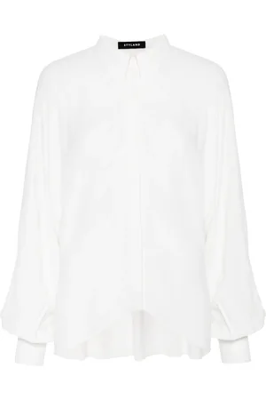 Styland Skjorta i crêpe med batwing