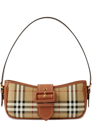 Burberry Vintagerutig axelväska