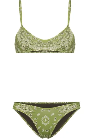 The Attico Bandanamönstrad bikini