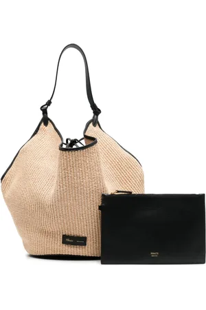 Khaite Lotus totebag i bast