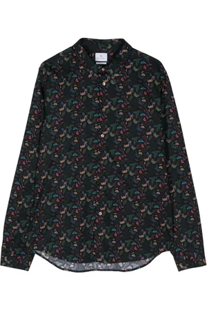 Paul Smith Skräddad skjorta med lövtryck