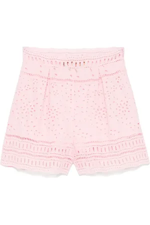ERMANNO SCERVINO Shorts med engelsk brodyr