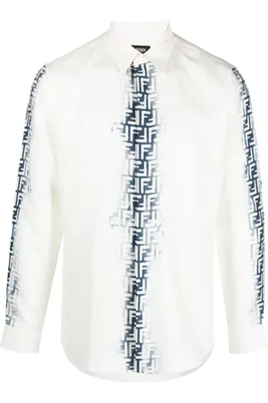 Fendi Linneskjorta med monogram