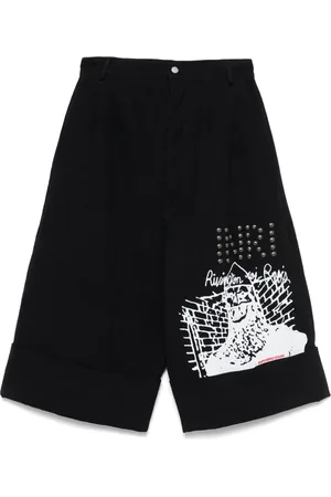 RRR-123 Shorts med grafiskt tryck