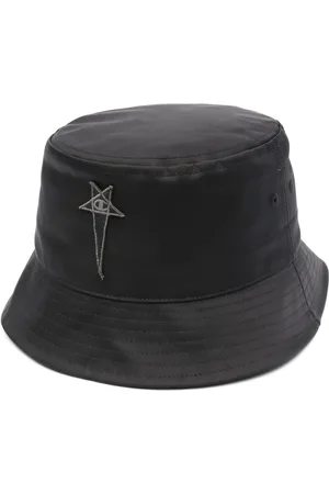 Rick Owens Gillian fiskehatt med logotypmärke