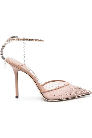 Jimmy Choo Saeda pumps med strass 100 mm