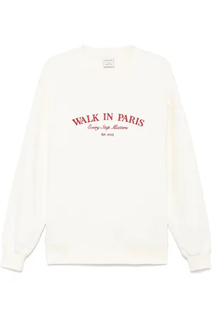 Walk In Paris Tröja med broderad logotyp