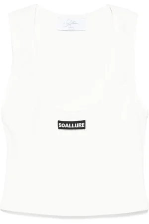 So Allure Ribbed tank top