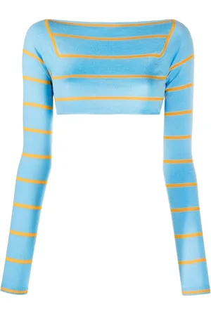 Puccini Randig croptop i jacquard