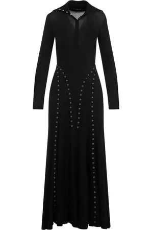 Simone Rocha Ribbstickad midiklänning