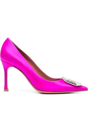 Amina Muaddi Camelia pumps med strass