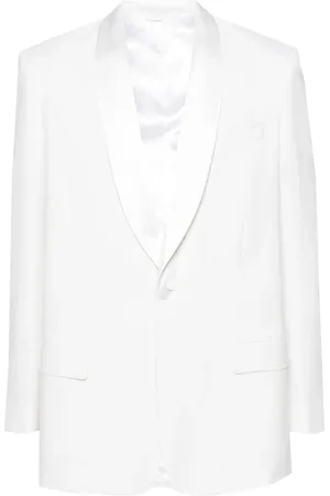 Givenchy Enkelknäppt jacka med sjalslag