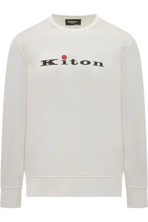 Kiton Sweatshirt med logotyp