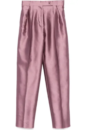 Max Mara Finbyxor med metallic