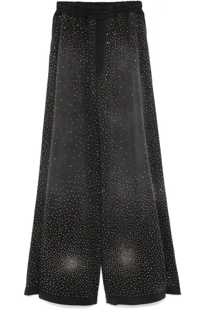 GIUSEPPE DI MORABITO Daisy palazzobyxor med strass