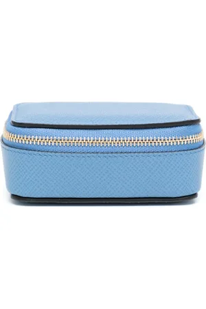 SMYTHSON Rutig läderpouch