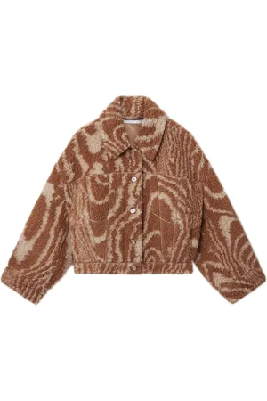 Stella McCartney Fårskinnsjacka med tryck