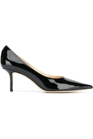 Jimmy Choo Pumps med logotypplakett